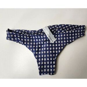 Oysho NWT Blue Geometric Bikini Bottoms in medium